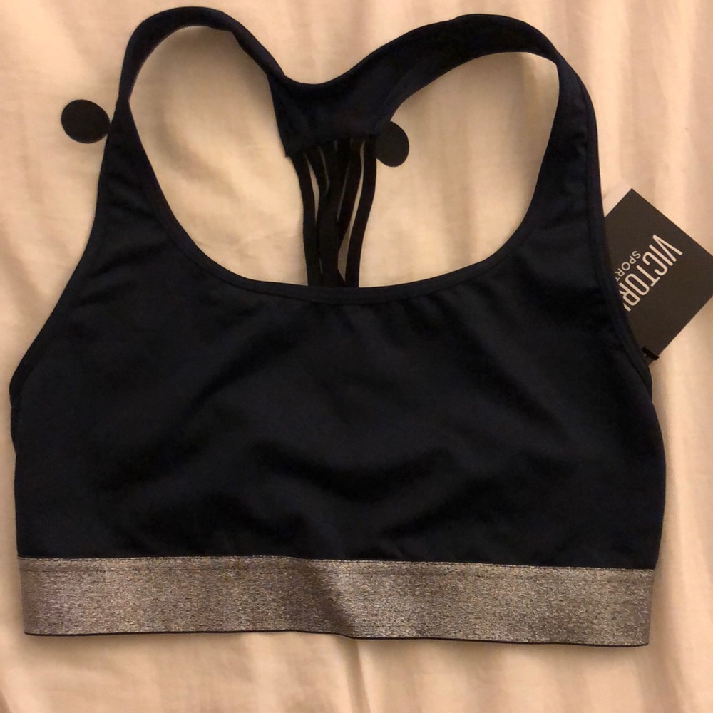 Victoria Secret Sport: NEW Navy Sports Bra